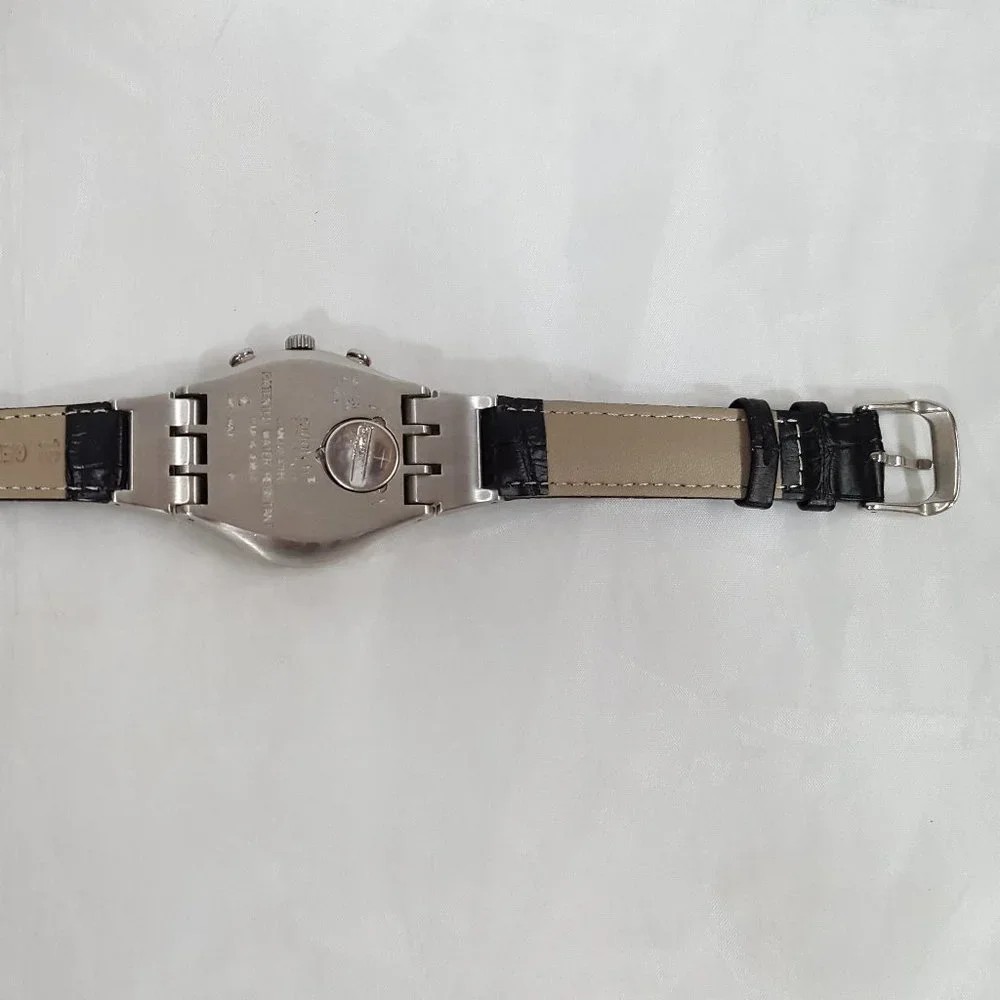 Swatch Irony V8 Quartz Chronograph Double Level Wristwatch YCS109 AG 2005